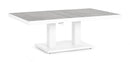 Tavolo da Giardino 140x85x49-72h cm Truman Bianco