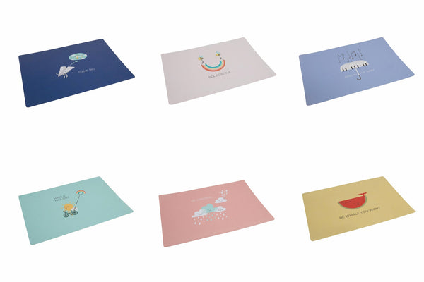 sconto Set mit 6 rechteckigen Tischsets Villa d'Este Home Tivoli Be Positive