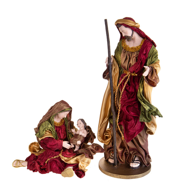 acquista Krippe 2 Figuren H38 cm aus Harz