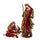 Krippe 2 Figuren H38 cm aus Harz