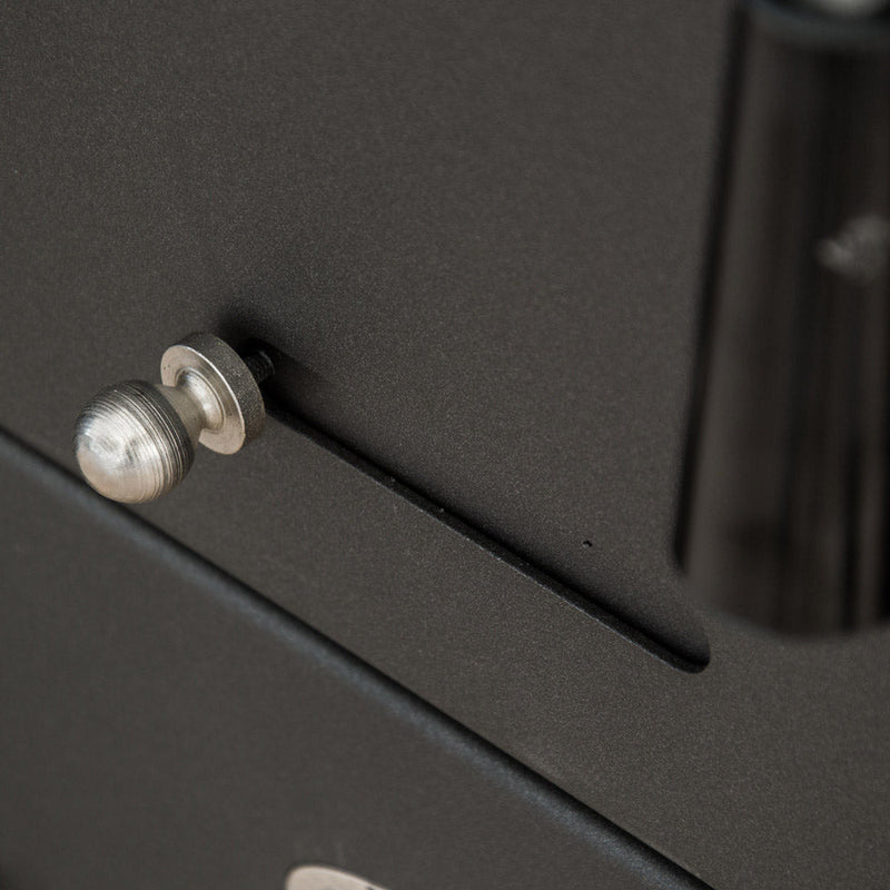 Stufa a Legna 7kW 100 m3 in Acciaio Antracite