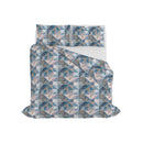 Copripiumino con Stampa sul Sacco e Federe Linea River Sepik Blue Varie Misure