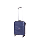 Trolley Valigia Bagaglio a Mano Rigido 4 Ruote con Combinazione in ABS Ravizzoni Svezia Blu Scuro