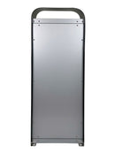 Colonnina Copertura per Stazioni di Carica Auto Elettriche 47x131x31 cm in Alluminio Wallbox Stand Antracite/Silver