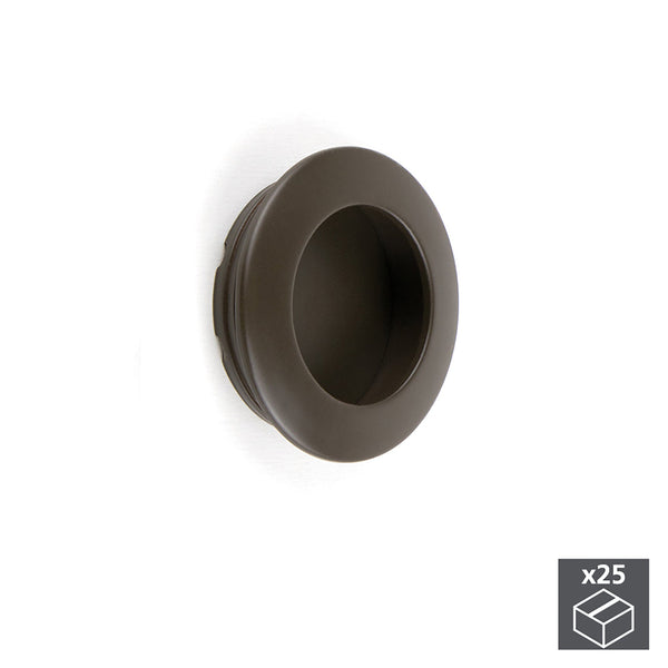 Möbelknopf 41 mm Zamak Farbe Moka 25 Stück Emuca sconto