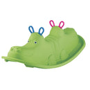 Dondolo 3 Posti 103,5x45,5x34,5 cm in Plastica Blu o Rosa o Verde