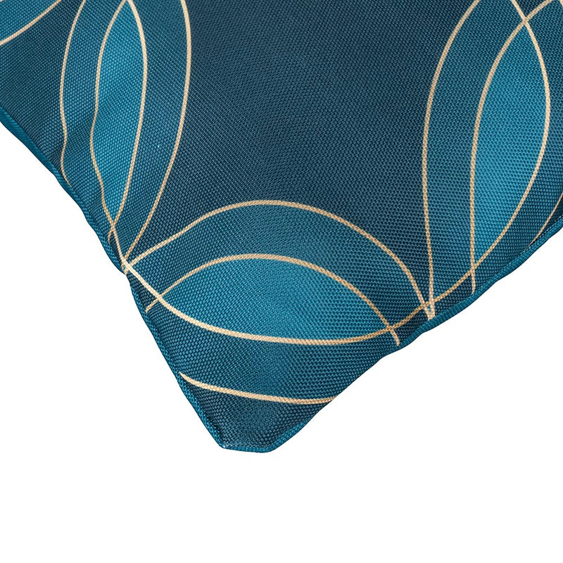 Set 3 Cuscini Decorativi 45x45 cm in Poliestere VdE Tivoli 1996 Vetiver Ottanio