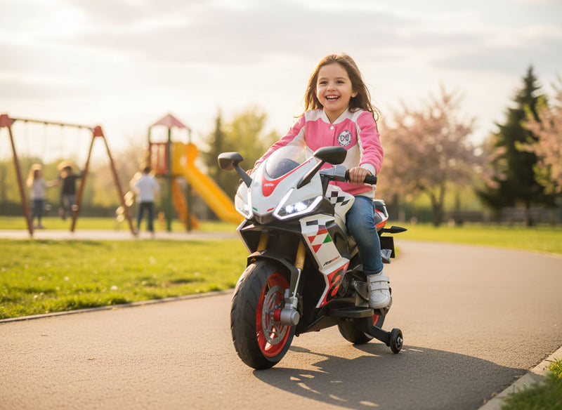 Moto Elettrica per Bambini Aprilia RS660 Bianca      