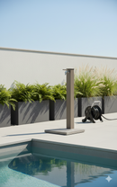 Fontana da Giardino con Rubinetto e Base in Cemento Belfer 42/QBM Tortora