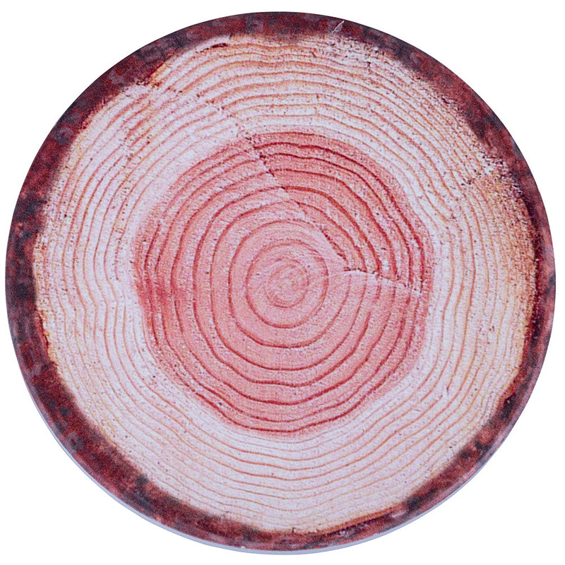 Set 6 Sottobicchieri Ø10x1 cm  in Ceramica VdE Tivoli 1996 Wood