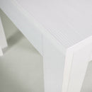 Consolle Allungabile in Legno H76,5x47x90/147cm 2 Allunghe Magix Larice Sbiancato Classica