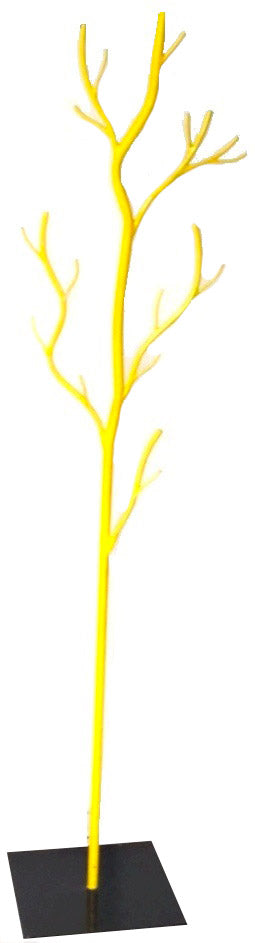 Appendiabiti da Terra 33x33x178 cm in Ferro Battuto Vasconi Salice Giallo