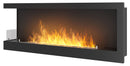Camino a Bioetanolo da Incasso 120x45 cm  Corner 1200 Left Nero