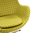 Poltrona in Tessuto 78x76H113cm Verde