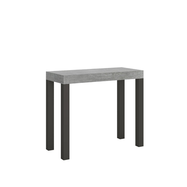 Consolle Allungabile 90-300x40x77 cm in Nobilitato Grigio sconto