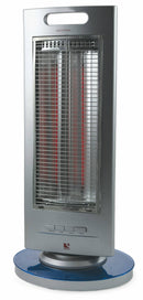 Stufa al Carbonio 1200W 2 Elementi Kooper Marrakech Silver