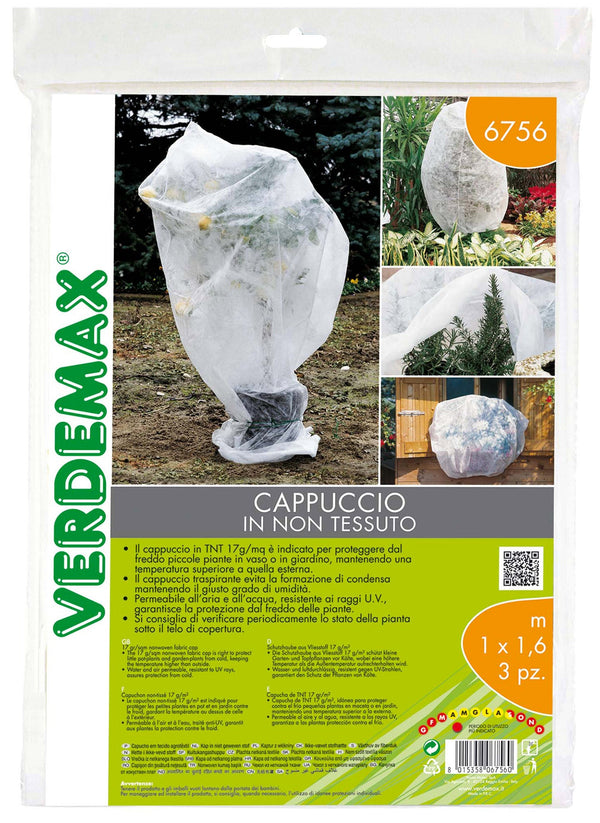 acquista 3er-Set Pflanzenschutzblätter aus TNT 17 g/m2 Atmungsaktive Rama Hood Bianchi