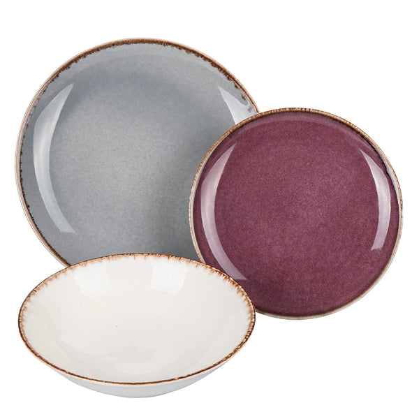 Tafelservice 18 Teile aus Weichporzellan Villa d'Este Home Tivoli Camargue sconto