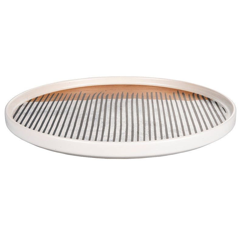 Set 4 Piatti Piani Ø27x2,5 cm  in Ceramica VdE Tivoli 1996 Switch