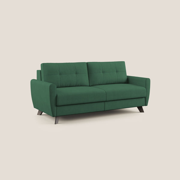 acquista Divano Letto 2 Posti 168x97x96 cm in Tessuto Verde