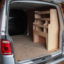 Scaffalatura per Furgone Van VW Transporter SWB 97,4x37x120,3 cm in Compensato   