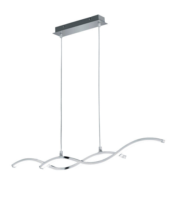 LED-Innenpendelleuchte aus verchromtem Aluminium online