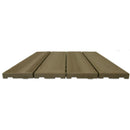 Set 14 Piastrelle Autobloccanti in Plastica Effetto Legno 37,7 x 18,6 cm da Interno o Esterno 
