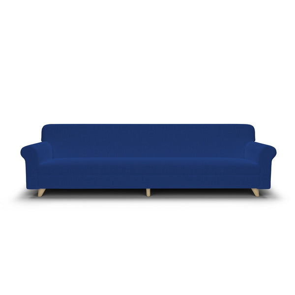 sconto Bezug für 4-Sitzer-Stretchsofa aus Polyester in Electric Blue