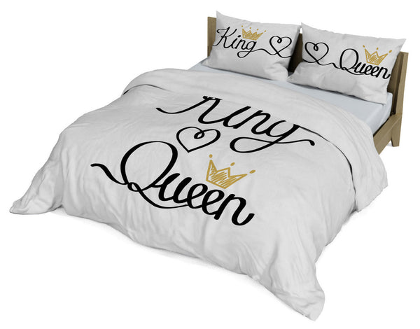 online Bettdeckenbezug für Doppelbetten mit glänzend bedrucktem Kissenbezug 14