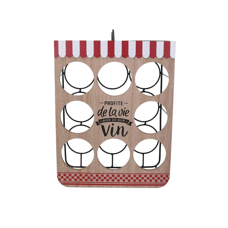 Portabottiglie 8 Posti 30x16xh41 cm in  Legno