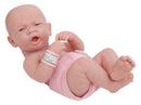 Bambola Bebè Neonato con Pannolino Rosa 36cm JC Toys