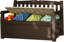 Panchina Contenitore da Giardino 140x60x84 cm in Resina Keter Eden Bench Marrone