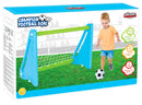 Porta da Calcio per Bambini 11,5x70,5x42 cm Azzurra e Verde