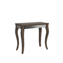 Consolle Allungabile 90x45-90x80 cm in Nobilitato Marrone