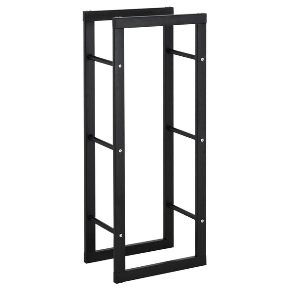 online Holzschuppen Holzschuppen aus Eisen 40 x 25 x 100 cm Indoor Max 100 kg Schwarz