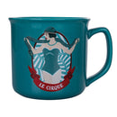 Set 2 Tazze Ø9,2x8,7 cm in Bone China VdE Tivoli 1996 Le cirque tiffany