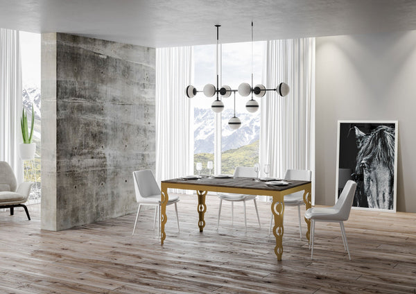 Tavolo Allungabile 180-284x90x80 cm Karamay Evolution Noce prezzo