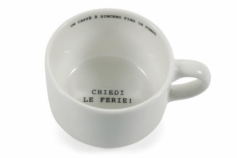 Set 6 Tazzine Caffè in New Porcellana 90 ml Villa d'Este Home Tivoli Caffeomanzia