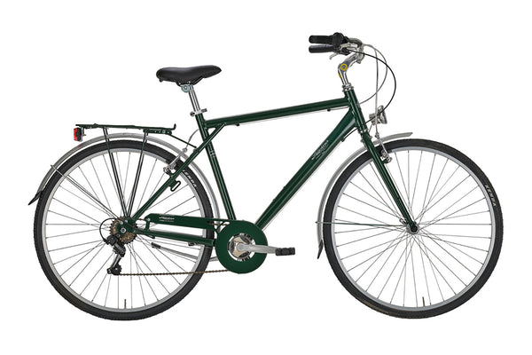 Bicicletta City da Uomo 28" Cambio 6V Shimano Freni V-Brake Roxy Verde Bottiglia sconto