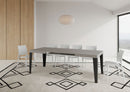 Tavolo Allungabile 130/390x90 cm Flame Cashmere Gambe Antracite      