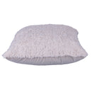 Set 2 Cuscini Decorativi 43x43x6 cm in Poliestere VdE Tivoli 1996 Furry Bianco