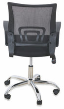 Sedia da Ufficio Operativa in Tessuto Rete Regolabile Soriani H96 Nera