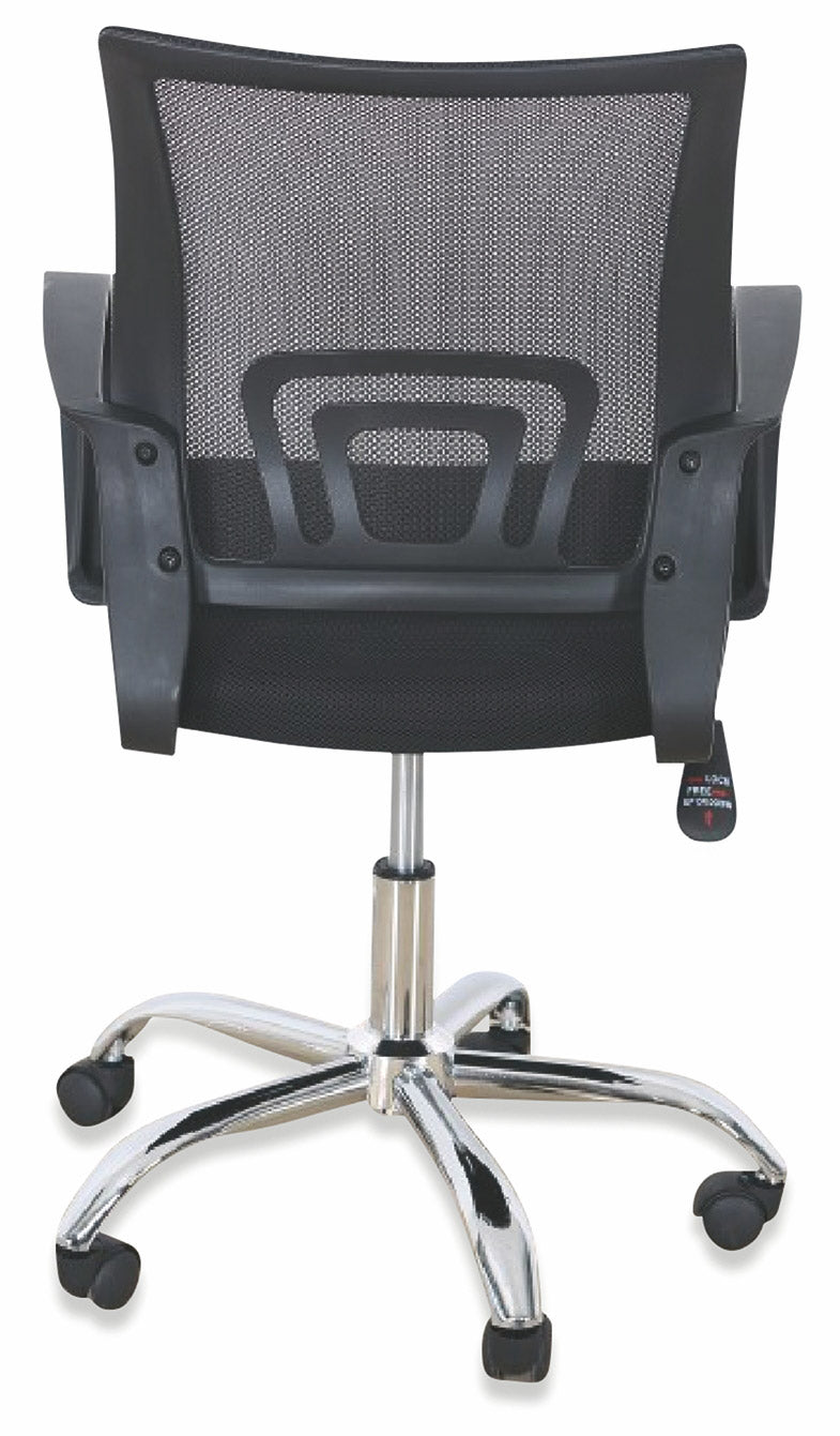 Sedia da Ufficio Operativa in Tessuto Rete Regolabile Soriani H96 Gialla