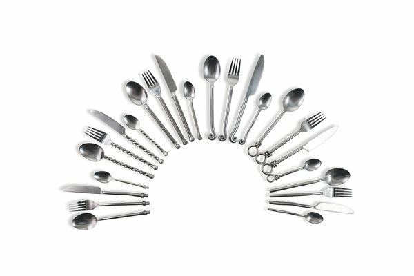 sconto Service Besteckset 24-teilig aus Stahl Villa d'Este Home Tivoli Materia