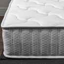Materasso Memory e Molle Mastrimoniale Extra Large 180x190 cm H20 Bianco