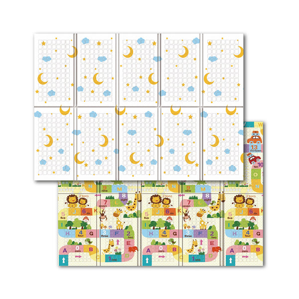 acquista Tappeto Pieghevole Double Face Antiscivolo 120x180 cm con Borsa Stars