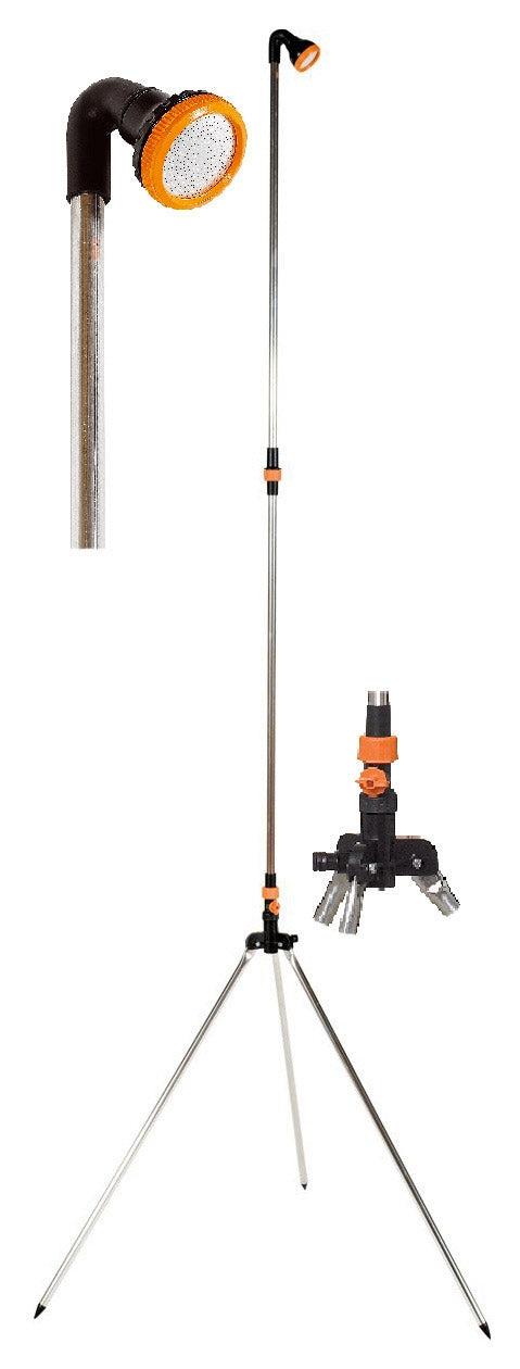 Aluminium Gartendusche 2 Meter mit Bauer Armatur prezzo