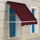 Tenda da Sole a Caduta 180×70 cm in Alluminio e Poliestere Rosso