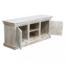 Mobile TV Winfred 140x40x60 h cm in Legno Bianco