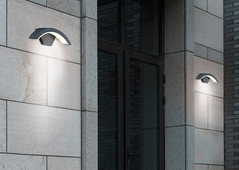 Applique da Esterno a LED in Pressofusione di alluminio Antracite